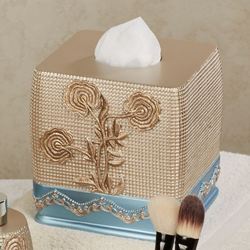 Ombre Rose Tissue Cover Blue