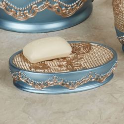Ombre Rose Soap Dish Blue