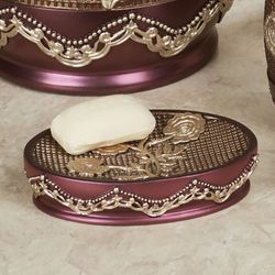 Ombre Rose II Soap Dish Purple