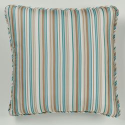 Seabreeze Piped European Sham Only Aqua