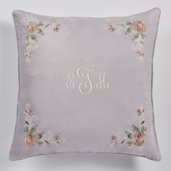 Romantica Embroidered European Sham Only Wisteria