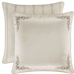 Trinity Reversible Embroidered European Sham Champagne