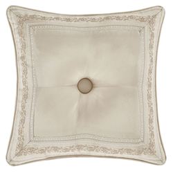 Trinity Tufted Pillow Champagne 18 Square