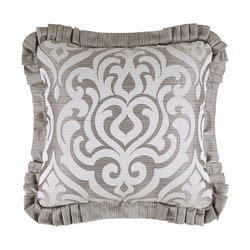 Luxembourg Reversible Flanged Pillow Silver 20 Square