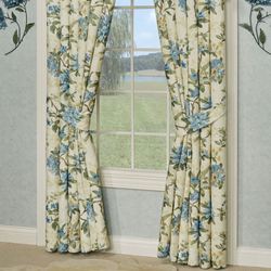 Marquette Tailored Curtain Pair Buttercream 84 x 84