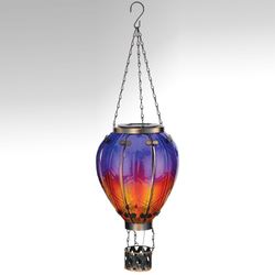 Large Hot Air Balloon Solar Lantern Multi Jewel