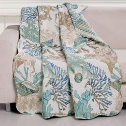 Under the Sea Throw Blanket Multi Cool 50 x 60