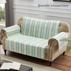 Under the Sea Furniture Cover Multi Cool Loveseat