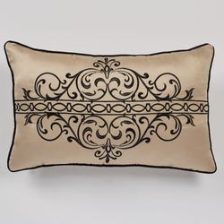 Kensington Piped Rectangle Pillow Antique Gold