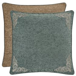 Dorset Reversible Embroidered European Sham Teal