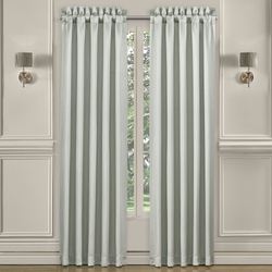 Nouveau Wide Lined Curtain Pair Spa 100 x 84