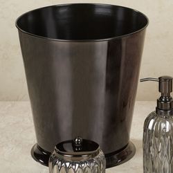 Glacier II Wastebasket Black