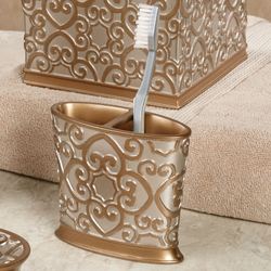 Allure II Brush Holder Silver Gold