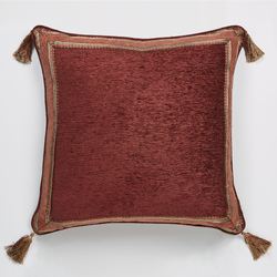 Ravenna European Pillow with Tasseled Sham Multi Warm