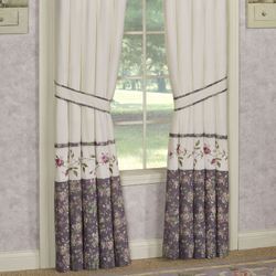 Ambrosia Tailored Curtain Pair Violet 84 x 84