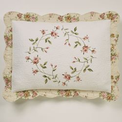 Honeysuckle Quilted Sham Buttercream