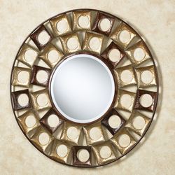 Giachetta Round Wall Mirror Multi Metallic