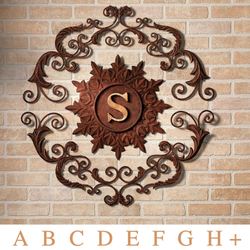Kingston Monogram Wall Grille Brown Gold