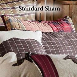 Wyatt Rustic Patchwork Quilted Sham Multi Earth