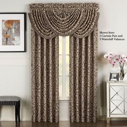 Astoria Scroll Damask Comforter Set Coffee