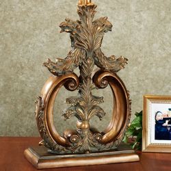 Corinth Table Lamp Pair Antique Gold