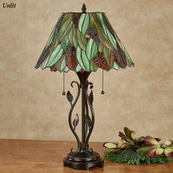 Alana Tropical Table Lamp Bronze