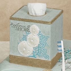 Beachcomber Tissue Cover Celadon