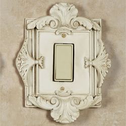 Florentine Single Dimmer Rocker Switch Old World White