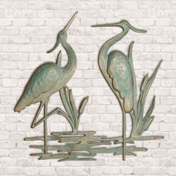 Heron Metal Wall Art