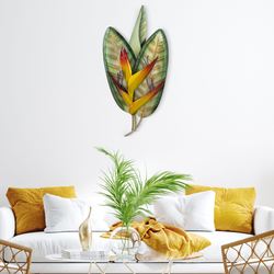 Heliconia Wall Art Green