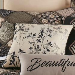 Lexington Botanical Pillow Multi Warm 18 Square