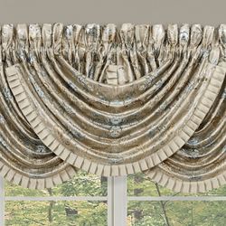 Jacqueline Waterfall Valance Beige 43 x 33