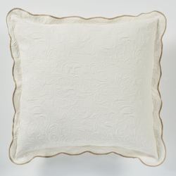 Vienna Flanged European Sham Light Cream