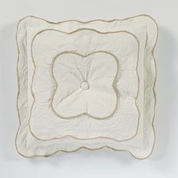 Vienna Tufted Pillow Light Cream 16 Square