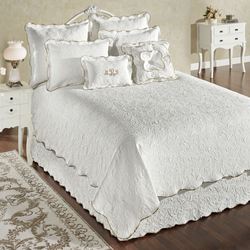 Vienna Coverlet Set White