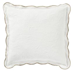 Vienna Flanged European Sham White