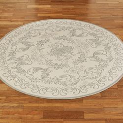 Campiello Round Rug Silver 67 Round