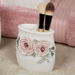 Spring Garden Brush Holder Ivory
