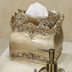 Victoria Rose Tissue Cover Satin Gold