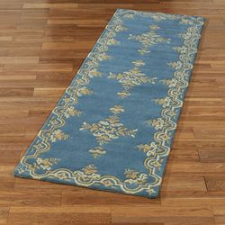 Wilmington Rug Runner Steel Blue 23 x 76