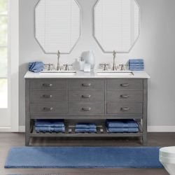 Marshmallow Bath Rug Runner 2 x 6