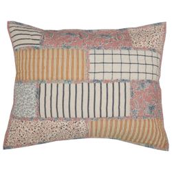 Kaila Patchwork Sham Multi Warm