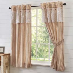 Camilia Curtain Pair Multi Warm 72 x 63
