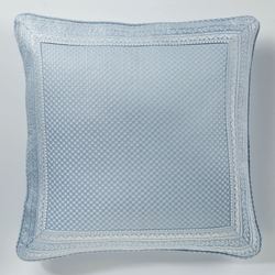 Contessa European Pillow with Piped Sham Powder Blue