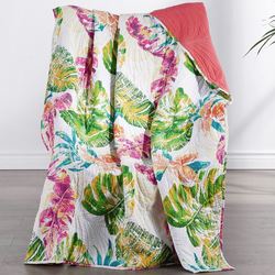 Tropics Throw Blanket Multi Bright 50 x 60