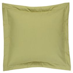 Fern Gully Solid Tarragon European Sham