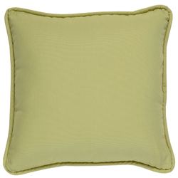 Fern Gully Piped Pillow Tarragon 17 Square