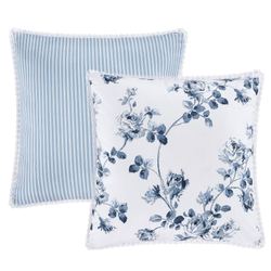 Rialto Reversible Printed Pillow French Blue 16 Square
