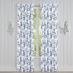 Rialto Tailored Curtain Pair French Blue 82 x 84