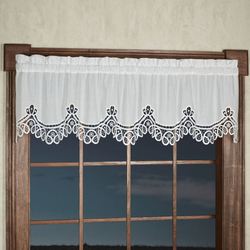 Abilene Tailored Valance White 56 x 14